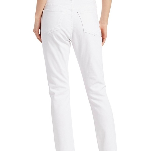 Frame NWT Le Beau Distressed High Rise Straight Leg Jeans Size 26 - Picture 3 of 12